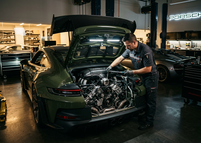 porsche özel servis
