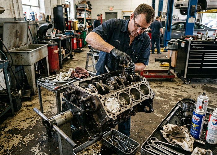 Lamborghini Motor Revizyonu